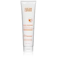 Framesi Curly Hair Care | Color Lover Curl Pudding Styling Cream, Curl Defining Cream | Separates Curls | Tames Frizz | 6 fl oz | Vegan | Color Treated Hair