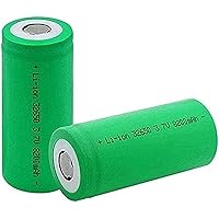 Rechar Batteries 8200Mah 32650 Lithium Li Ion Batteries 3C Discharge Current Led Flashlight Replacement Cells 2Pieces