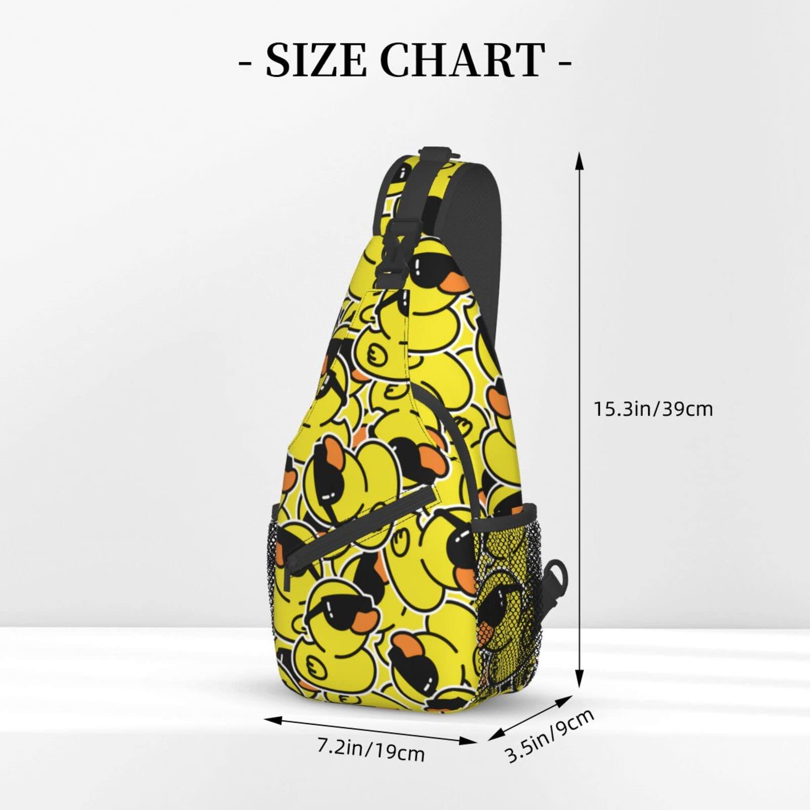 JSHXJBWR Pop Art Banana Seamless Pattern Sling Bag For Women Men,Fruits  Print Crossbody Shoulder Bags Casual Sling Backpack Chest Bag Travel Hiking
