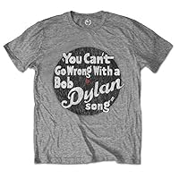 Bob Dylan Men's You Can't Go Wrong Cotton T Shirt