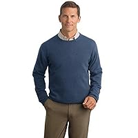 Men's Pure Cashmere Pullover Sweater, Blue, S
