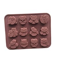 Owl Silicone mold for Candy Chocolate Cake Jelly (xj567)
