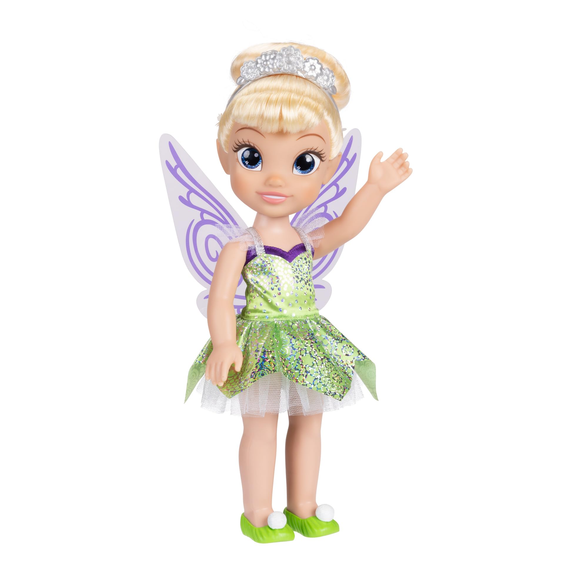 Disney Faries Disney 100 Tinker Bell Doll with Light-Up Wand, 14 Inches Tall, Disney 100 Anniversary Celebration