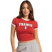 Rsq France Baby Tee Red
