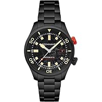Spinnaker Bradner Men’s Watch - Automatic Dive Watch for Men, 42mm Stainless Steel Case, Stainless Steel Strap, Water Resistant 180m, SP-5111