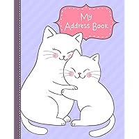 My Address Book: for Kids from Kindergarten to 3rd Grade - Cuddle Cats Book Cover, Extra Pages for Notes, and Primary Ruled Entries with Dotted Midline (Kids Address Books) My Address Book: for Kids from Kindergarten to 3rd Grade - Cuddle Cats Book Cover, Extra Pages for Notes, and Primary Ruled Entries with Dotted Midline (Kids Address Books) Paperback