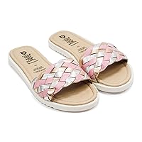 Old Soles Girls Monarco Leather Slides
