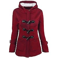 Winter Coats for Women 2023 Warm Sherpa Lined Parkas Coat Plus Size Windproof Hooded Fleece Jacket Sweatshirts