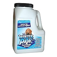 Winter Paw Pet Friendly Ice Melt (8 lbs) | Melts to -15 degrees F | Non-toxic and environmentally friendly ice melt