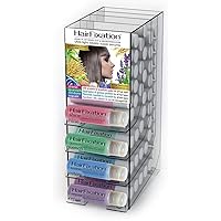 Acrylic Counter Display 48-Unit Prepack (Assorted 12 Each/Shine, Quench, Restore, Repair) - Ultra-Light Weekly Super Serums for Use in Place of Conditioner