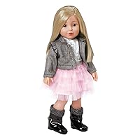 Adora Amazon Exclusive Amazing Girls Collection, 18” Realistic Doll with Changeable Outfit and Movable Soft Body, Birthday Gift for Kids and Toddlers Ages 6+ - Harper
