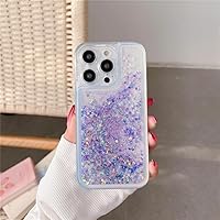 Glow Dark Luminous Glitter Liquid Neon Sand Phone Case for iPhone 15 Pro 11 13 14 12 Pro Max Sequins Quicksand Clear Cover,T3,for iPhone 11Pro Max
