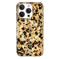 Velvet Caviar Compatible with iPhone 15 PRO Case Tortoise Shell [8ft Drop Tested] Compatible with MagSafe - Protective Luxury Designer Cases (Blonde Tort)