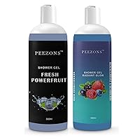 Combo Of Fresh Power And Radiant Glow Shower Gel For Soft And Smooth Skin (300 ML) - PZ-38