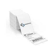 Direct Thermal Shipping Labels, 4x6 Thermal Labels for Thermal Printer (Fanfold 4x6, Pack of 500)