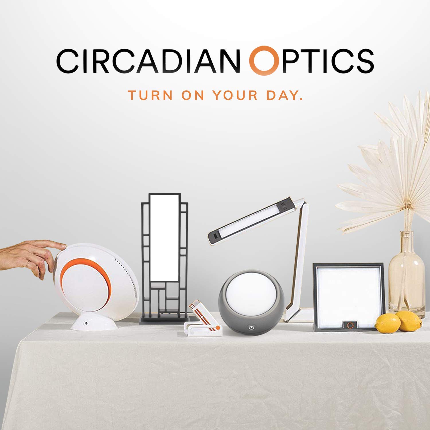 Circadian Optics Lumos 2.0 Light Therapy Lamp | Ultra Bright 10,000 Lux Full Spectrum LED Light (White)