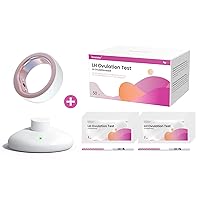 [Ovulation Tracking Kit] Smart Ring for Fertility and 50 Ovulation Test Strips