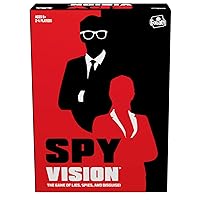 Goliath Spy Vision - Arrest The Spies Using Spy Revealing Glasses, Strategy Board Game - Ages 8 and Up, 2-4 Players , Black