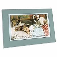 Parkers Ginger Tonic Sleeping Child with Little Dog - Desk Pad Place Mats (dpd-169861-1)