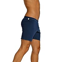 Men's Fusion Crosstrain Gym & Yoga Short-Short Modal French Terry Made in America Stretch Fit European Style