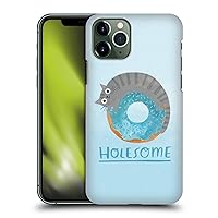 Head Case Designs Officially Licensed Planet Cat Holesome Puns Hard Back Case Compatible with Apple iPhone 11 Pro