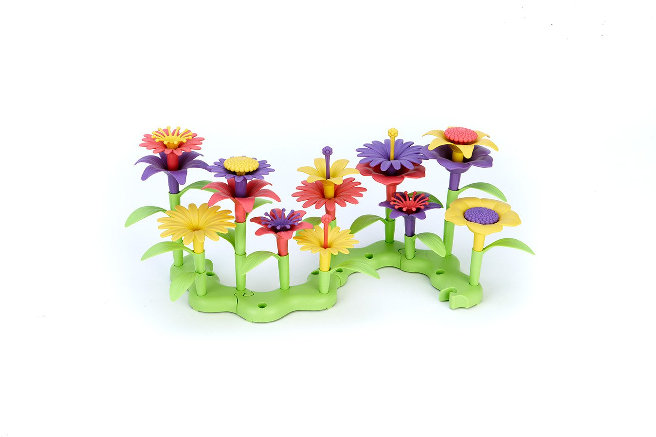 Green Toys Build-a-Bouquet Floral Arrangement Playset - BPA Free, Phthalates Free, Creative Play Toys for Gross Motors, Fine Motor Skill Development. Toys and Games