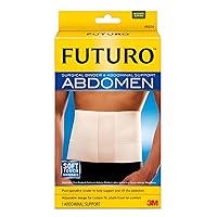 3M Health Care 46201EN Abdominal Binder and Support, Medium, White (Pack of 12)
