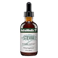Stevia - Bioavailable Liquid Stevia Leaf Extract Drops for Microbial Support - Sugar Alternative with Microbial Support Properties - Low-Carb, No Added Sugar (2 oz / 60 ml)