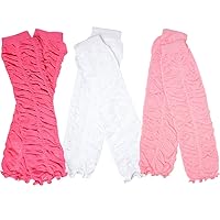 juDanzy 3 Pack Bundle of Assorted Leg Warmers for Baby and Toddler Boy or Girl