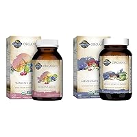 Organics Multivitamin for Women and Men's Once Daily Whole Food Multivitamin, 120 and 60 Tablets