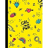 Sketch Book for Kids - Girl Power Cover - Large Sketchbook for Drawing: Sketch Book for Kids Drawing | Sketchbook 8.5 x 11 Inches with 120 Pages | Great Kids Gift Book