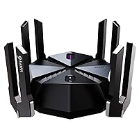 Reyee AX6000 WiFi 6 Router, Wireless 8-Stream Gaming Router, 8 FEMs, 2.5G WAN,2.0 GHz Quad-Core CPU, WPA3, Smart VPN for Large Home E6…