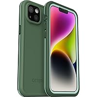 OTTERBOX Apple iPhone 14 Plus FRE Series Case for Magsafe - Dauntless (Green) (77-90170), 5x Military Standard Drop Protection, WaterProof