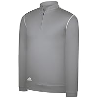 Adidas contrast textured 1/2 zip p/o zne/wht sm