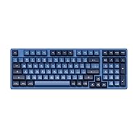 Akko 3098B Hot-swappable Mechanical Keyboard with 2.4G Wireless/Bluetooth/Wired Connectivity, RGB Backlight, PBT Keycaps, Ocean Star ASA Profile Gaming Keyboard with Software for Mac & Win