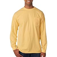 Comfort color mens C4410 Heavyweight Long Sleeve Pocket T-Shirt