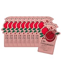 I'm Real Pomegranate Mask Sheet, 10 Count