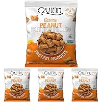 Quinn Snacks Peanut Butter Filled Pretzels, 7 Oz (Pack of 4)