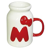 Sanrio SAN4358 Hello Kitty 50th Anniversary Mug, Milk Bottle, Kitty-chan, Milk Bottle, Sanrio Goods, Tableware