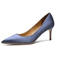 Women's High Heels Pumps Slip On Sexy Pointed Toe Stilettos Shoes