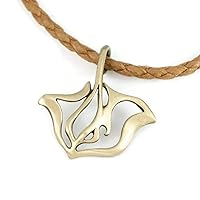 Stingray Necklaces for Men and Women Antiqued Bronze- Stingray Pendants, Antique Bronze Jewelry, Scuba Diving Jewelry, Ocean Inspired Jewelry Gifts, Scuba Diving Gifts