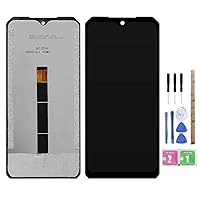 LCD Display + Outer Glass Touch Screen Digitizer Full Assembly Replacement for Doogee S95 Pro Black
