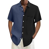 Men Hawaii Shirt Button Down Hawaiian Shirt Summer Mens Tshirts Lightweight Mens Shirt 6Xlt Mens Shirts Big and Tall