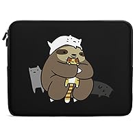 Sloth Love Cats Laptop Sleeve Case Notebook Computer Pocket Case 10inch