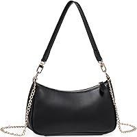 WantGor Clutch Tote Handbags, Shoulder Purse for Women Crossbody Bags Mini Hobo Bag Retro Vegan Leather Trendy Handbag
