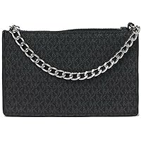 MK Fanny Pack Belt With Pull Chain, Black/Grey, LARGE