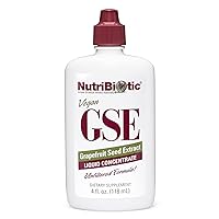 NutriBiotic – GSE, 4 Oz Liquid | The Original Grapefruit Seed Extract Premium Concentrate with Bioflavonoids | Vegan, Gluten Free, Non-GMO