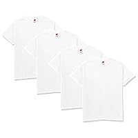 Hanes mens Comfortsoft Short Sleeve Cotton T-Shirt 4 Pack