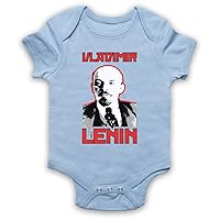 Unisex-Babys' Vladamir Lenin Russia Revolutionary Baby Grow