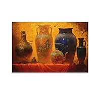 Wall Prints African Pottery Art Posters Pictures for Bedroom Wall Decor Canvas Art Poster And Wall Art Picture Print Modern Family Bedroom Decor Posters 24x36inch(60x90cm)